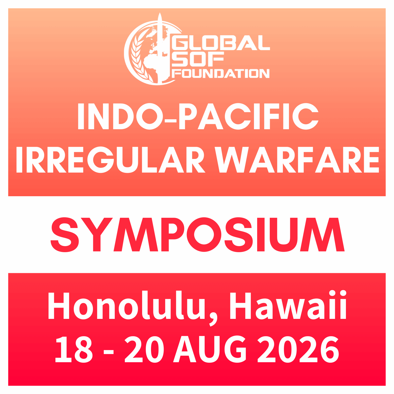 Indo-Pacific Irregular Warfare Symposium